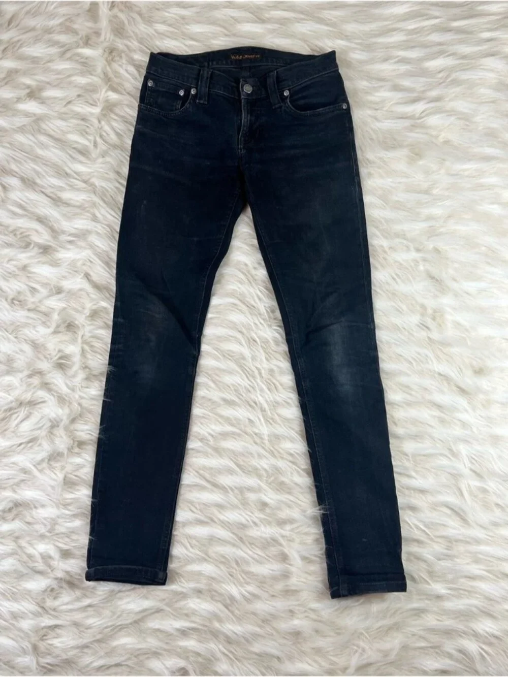 Nudie Tight Long John Jeans Men's 27x30 Black